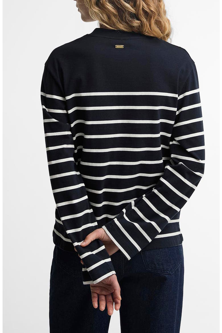 Harling Striped Long Sleeve T-Shirt, Alternate, color, DARK NAVY/ CLOUD