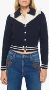MOTHER The Baby Raquette Cardigan