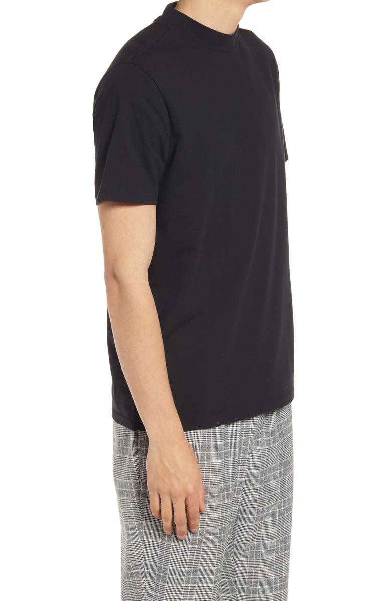 Open Edit Men's Mock Neck T-Shirt, Alternate, color, 