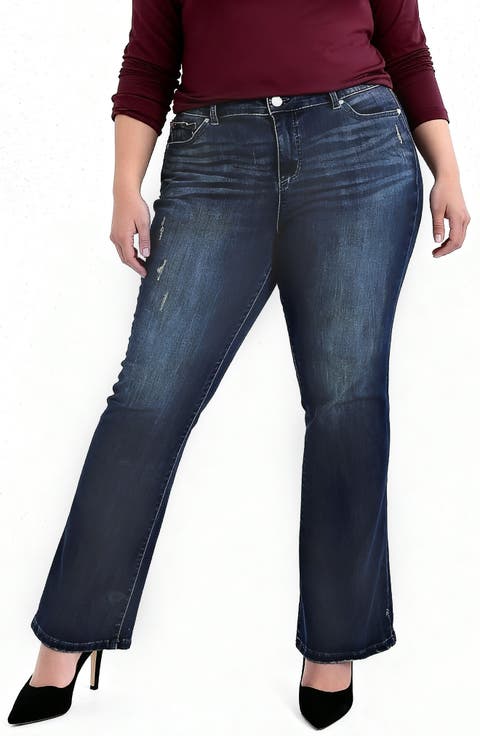 High Waist Bootcut Jeans