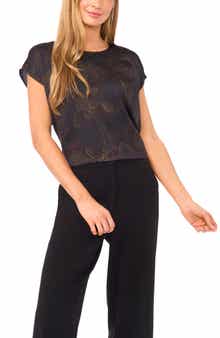 Halogen® Cap Sleeve Top