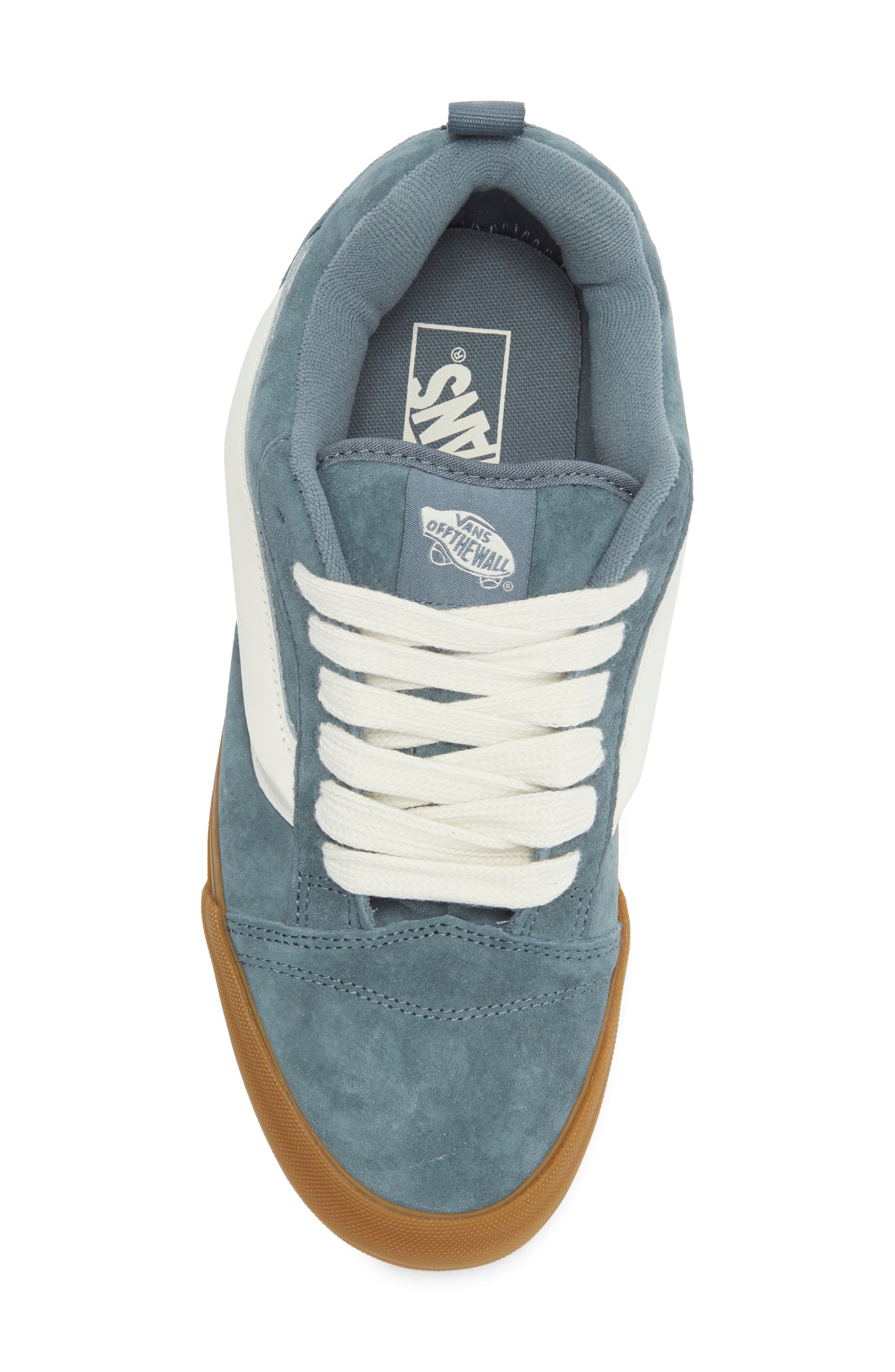 Vans Knu Skool Sneaker, Alternate, color, Pig Suede Stormy Weather