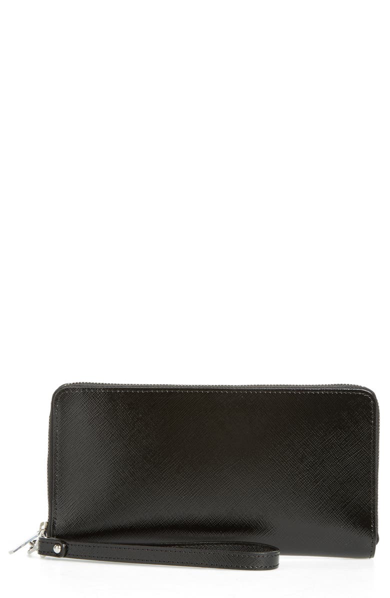 Nordstrom Leather Zip Around Wallet, Main, color,