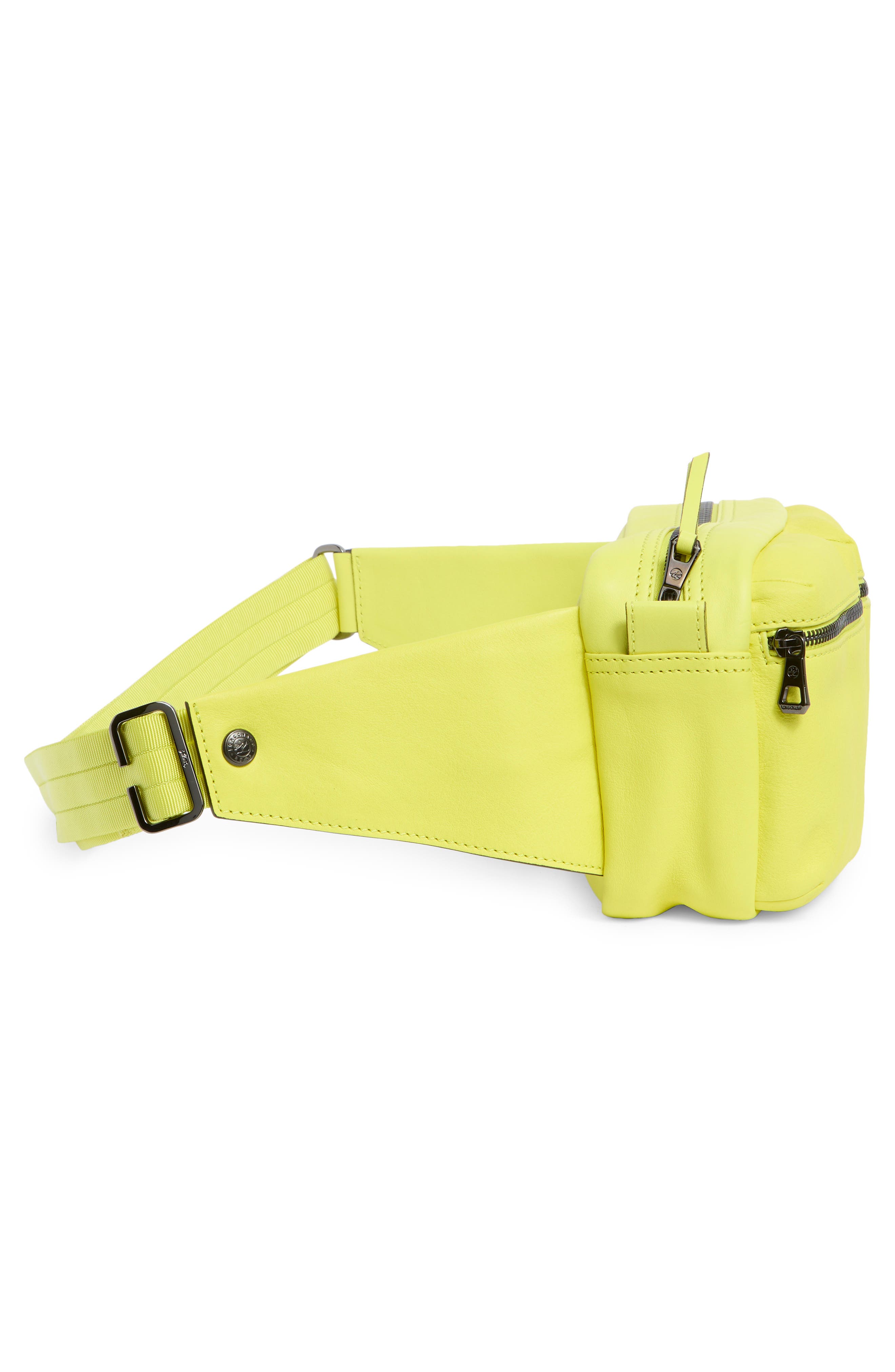 Longchamp LC3D 2-Pocket Belt Bag, Alternate, color, Neon
