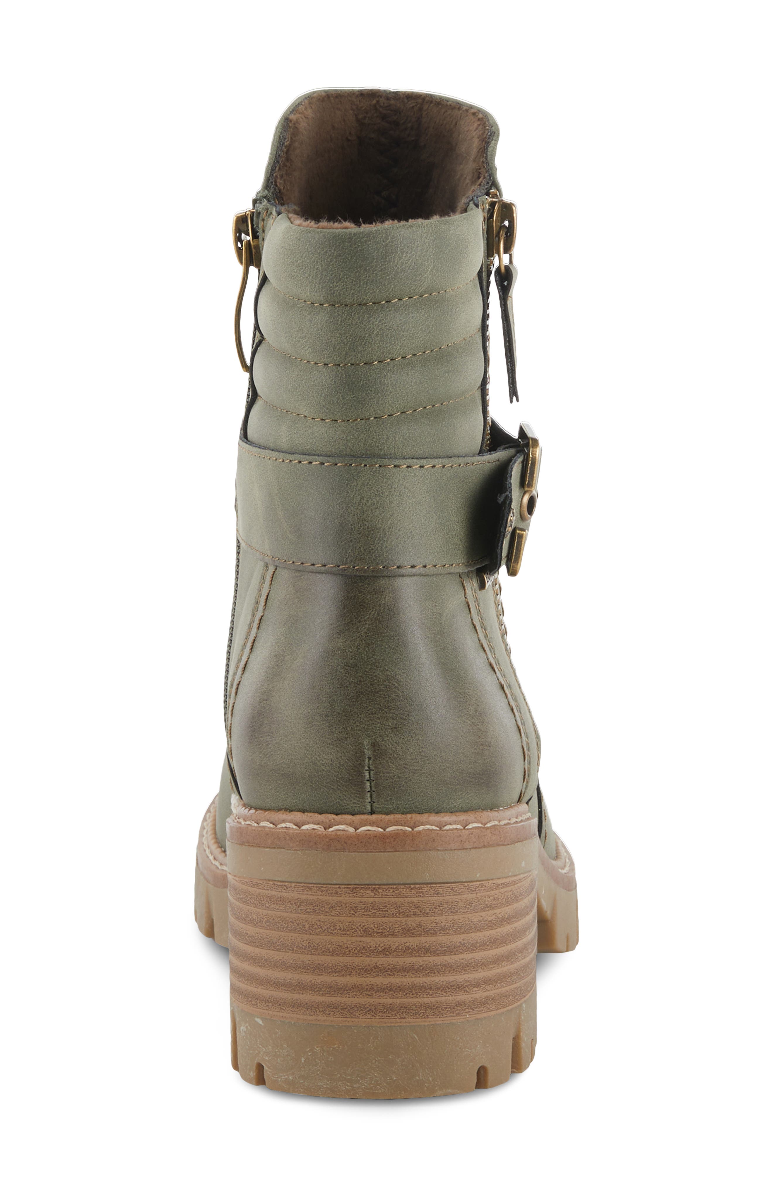 Smokies Faux Fur Bootie, Alternate, color, LIGHT GREEN