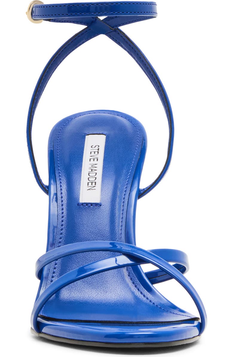 Steve Madden Layers Ankle Strap Wedge Sandal, Alternate, color, Cobalt