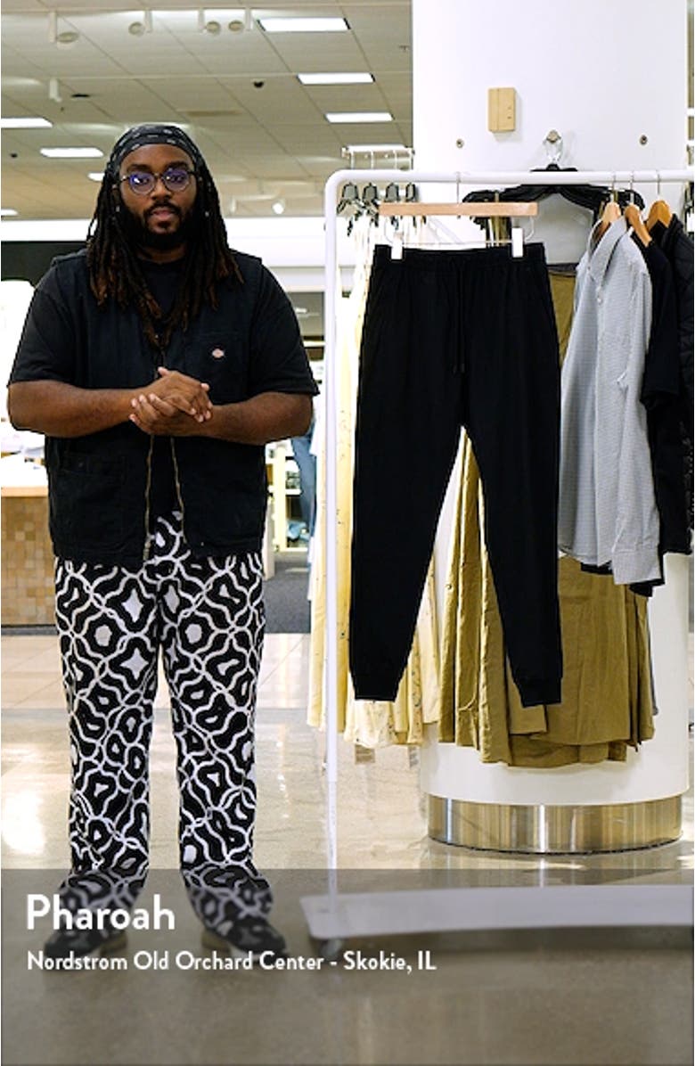 Stretch Warp Knit Coach's Slim Joggers, sales video thumbnail