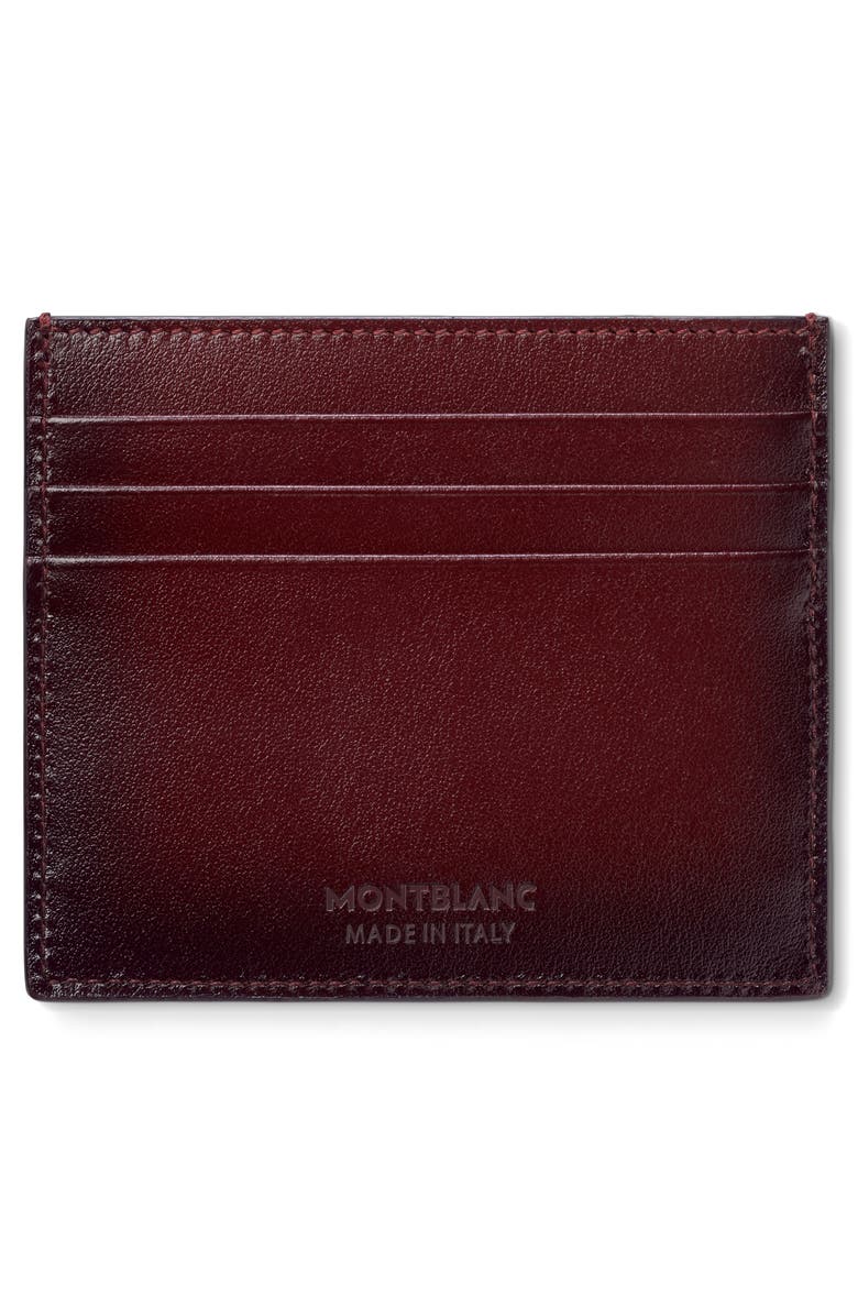 Montblanc Meisterstück Leather Card Case, Alternate, color,