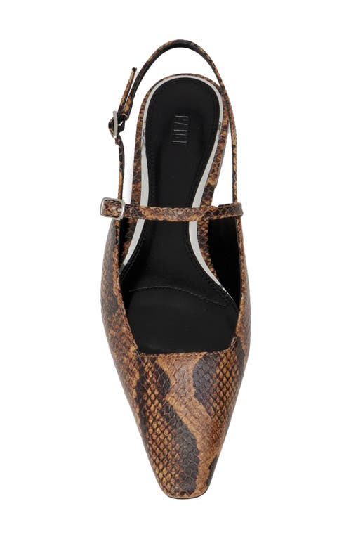 Paige Whitley Slingback Mary Jane Flat In Multi