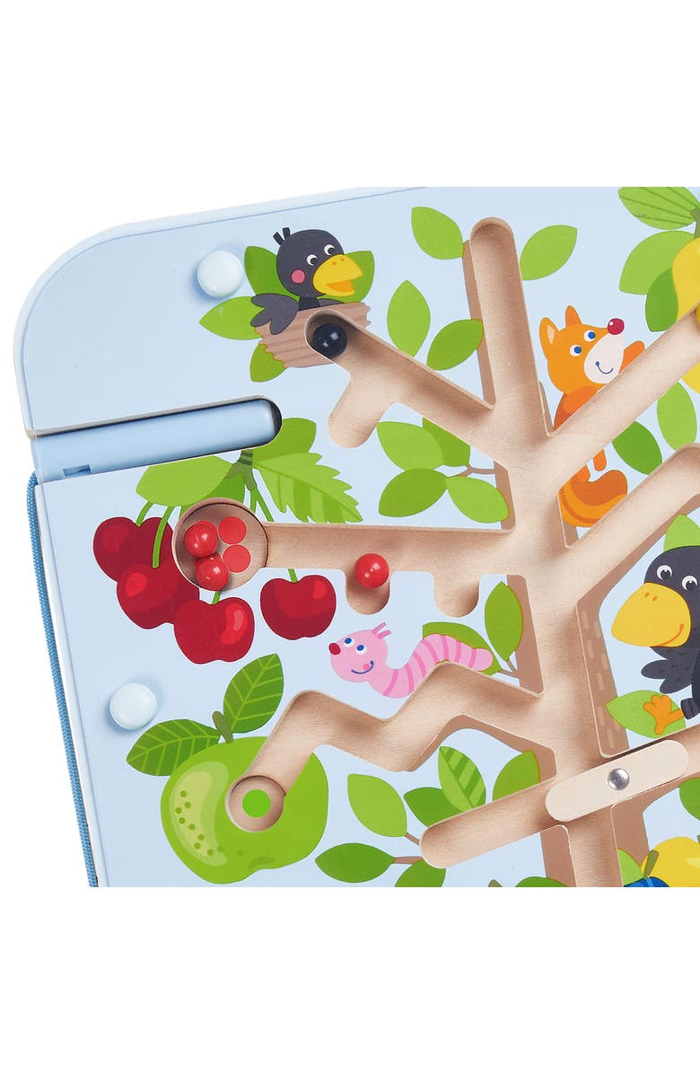 HABA Busy Board for Toddlers 2-4 Orchard Magnetic Maze Puzzle Game, Toddler Travel Toys & Montessori Toys, Alternate, color, Multi