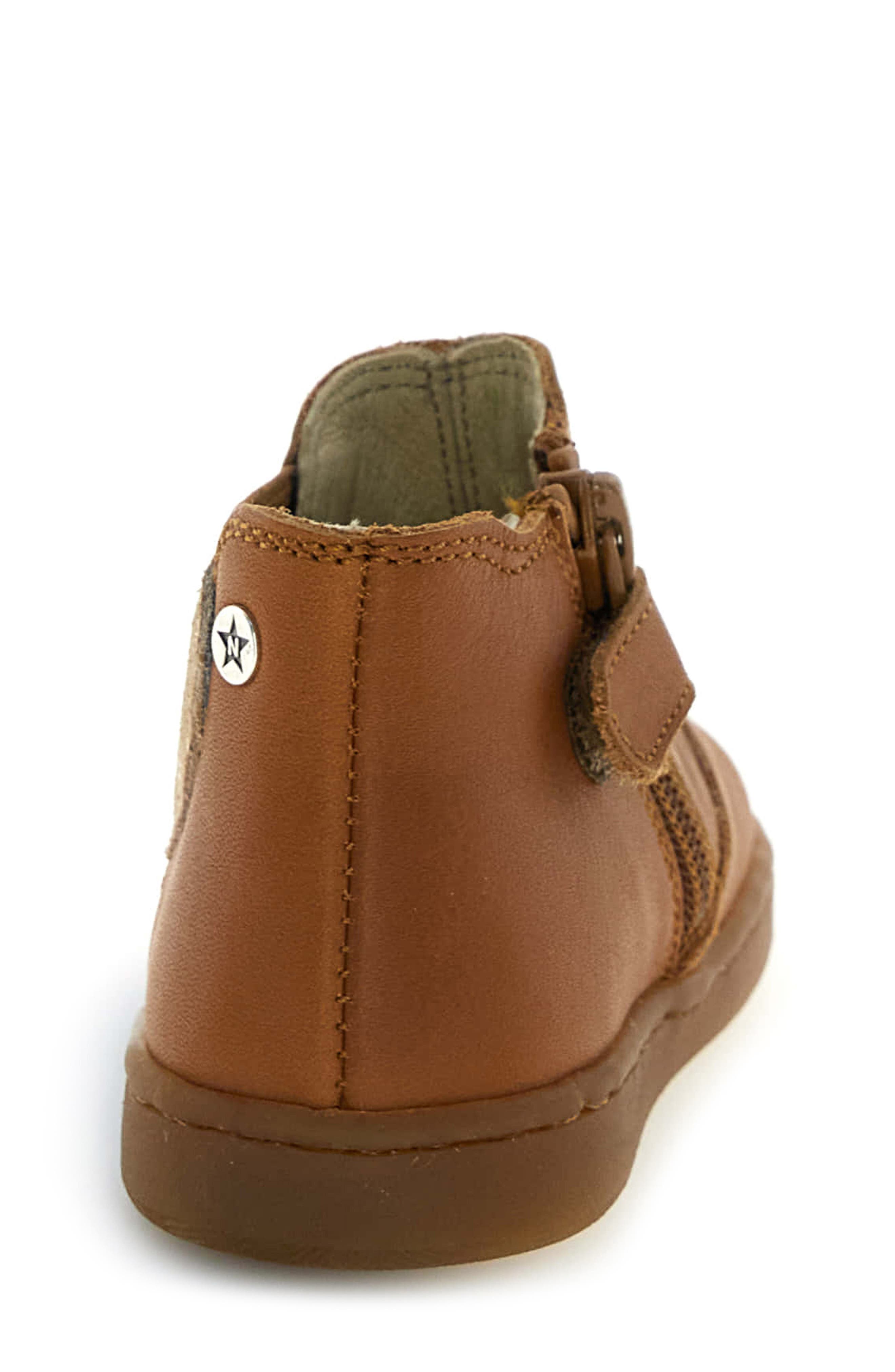 Kids' Glarny Bootie, Alternate, color, MEDIUM BROWN
