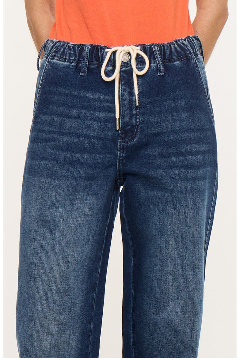 Quin Knit High Rise Wide Pants, Alternate, color, Dark Wash