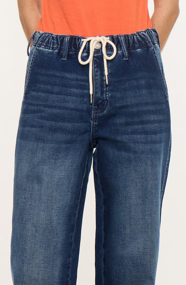 KanCan Quin Knit High Rise Wide Pants, Alternate, color, Dark Wash