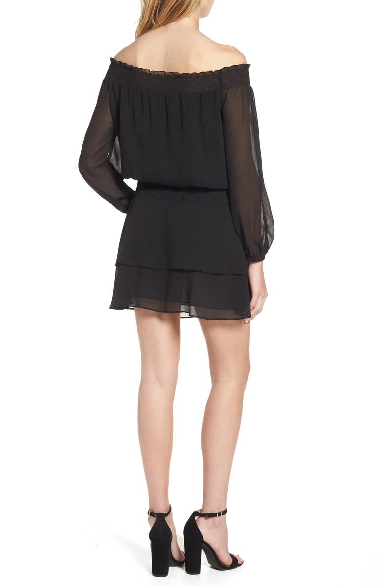Chelsea28 Off the Shoulder Blouson Dress, Alternate, color, 