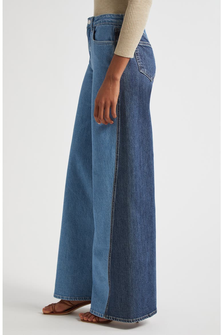 Beau High Waist Wide Leg Jeans, Alternate, color, PASO
