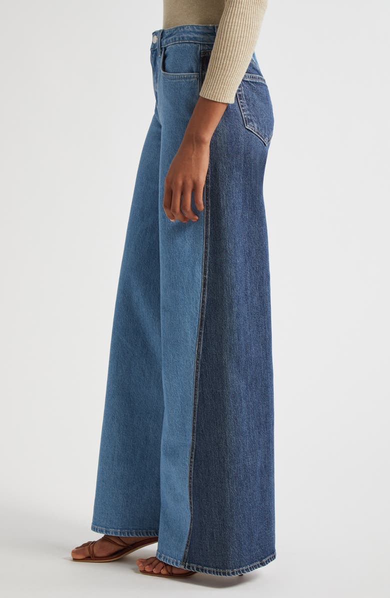 L'AGENCE Beau High Waist Wide Leg Jeans, Alternate, color, Paso