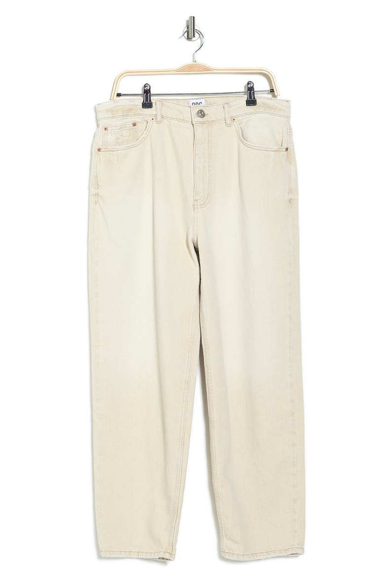 Bow Rigid Crop Cotton Jeans, Alternate, color, ECRU