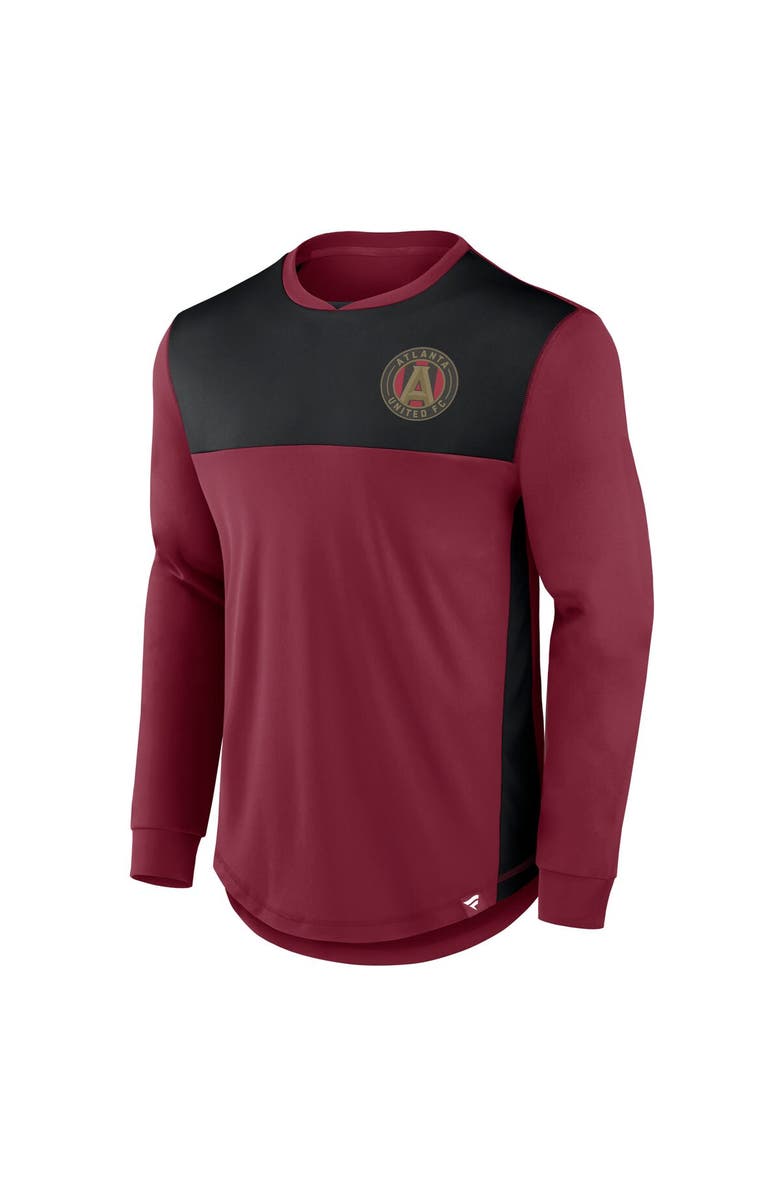 FANATICS Men's Fanatics Branded Red Atlanta United FC Mid Goal Long Sleeve T-Shirt, Alternate, color, 