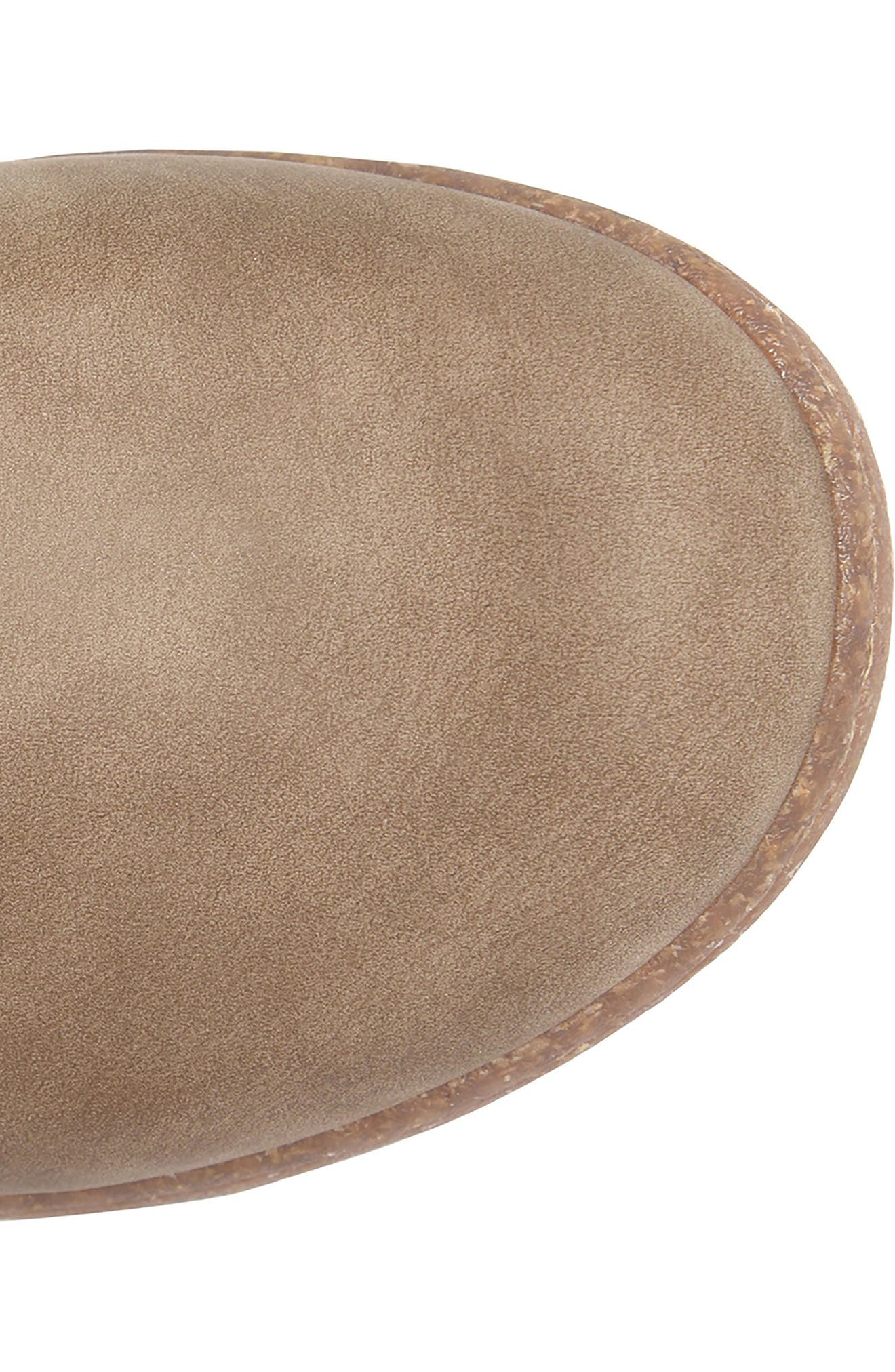 Arletta Faux Leather Bootie, Alternate, color, TAUPE NUBUCK