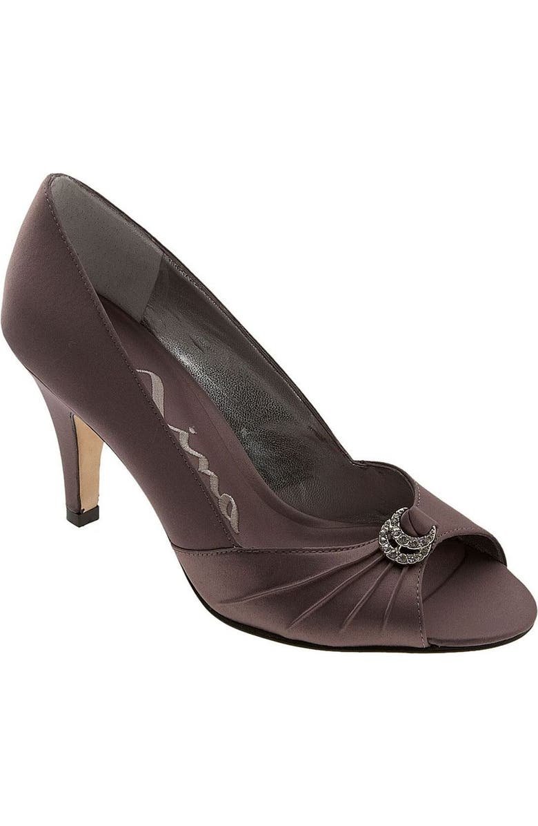 Nina 'Fenella' Peep Toe Pump, Main, color,