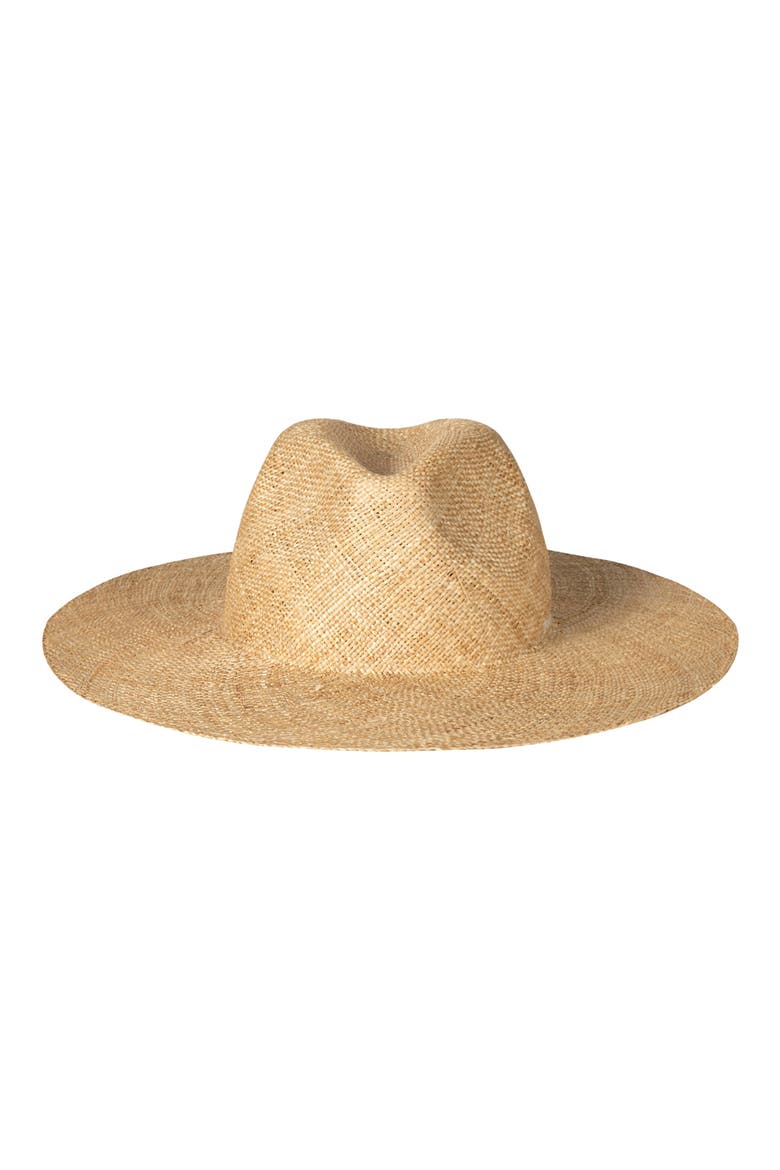 Iconic Straw Fedora, Main, color, NATURAL