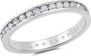 Crislu Classic Eternity Band Ring