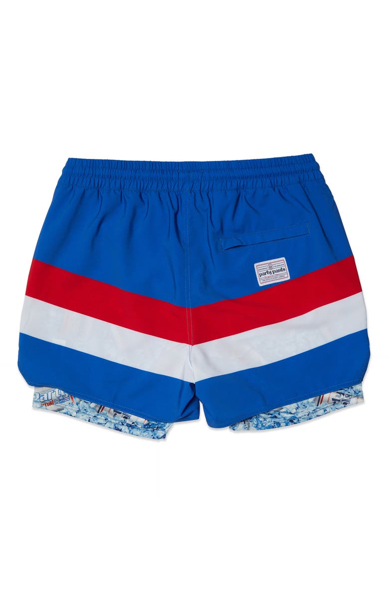 Party Pants All American Sport Swim Trunks, Alternate, color, 