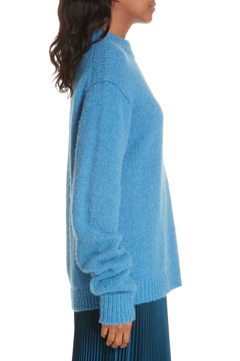 Cozette Alpaca & Wool Blend Sweater, Alternate, color, SKY BLUE