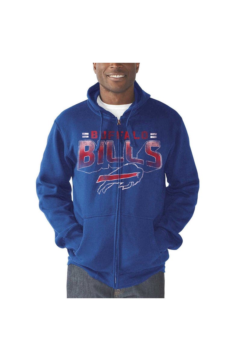 G-III SPORTS BY CARL BANKS Men's G-III Sports by Carl Banks Royal Buffalo Bills Perfect Season Full-Zip Hoodie, Alternate, color, 