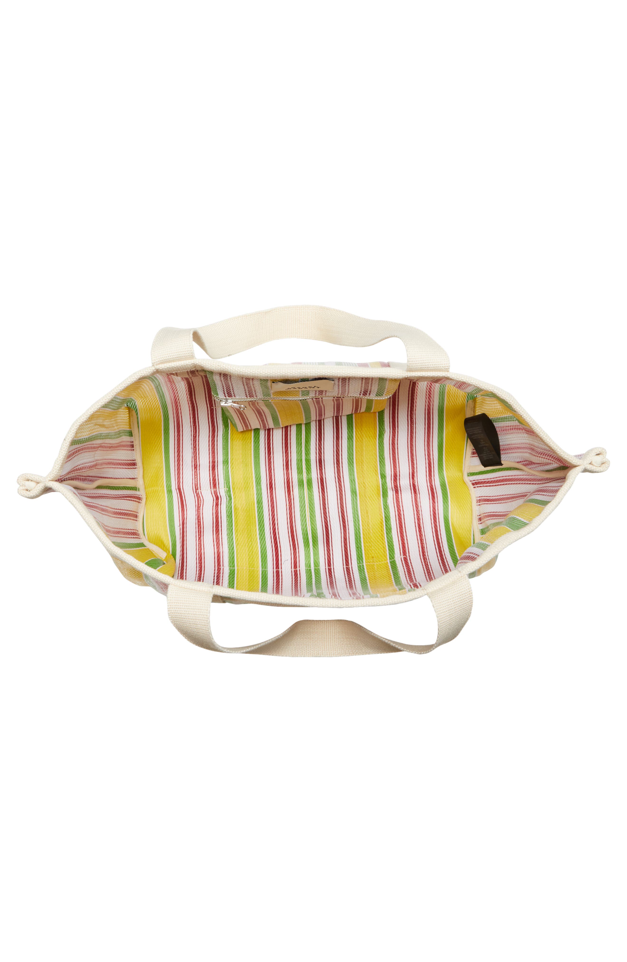 Isabel Marant Darwen Stripe Jacquard Tote, Alternate, color, 