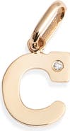Anzie Love Letter Diamond Initial Charm