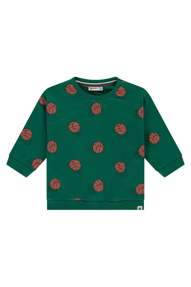 Allover Basketball Sweatshirt, Main, color, Turtle