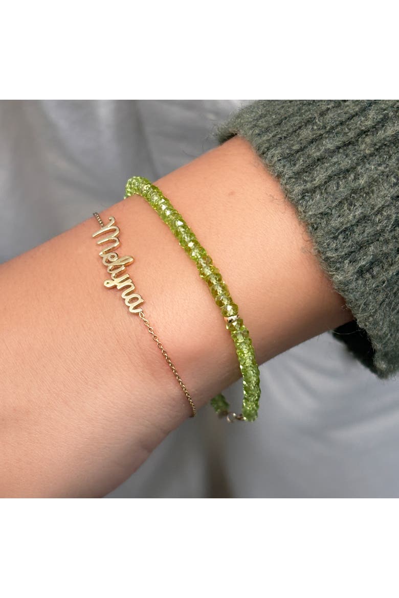 Peridot Bead Bracelet, Alternate, color, Peridot