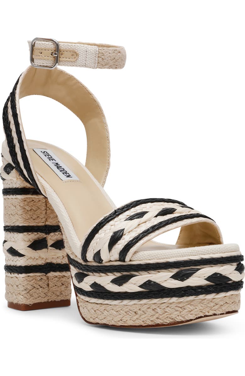 Steve Madden Lucci Espadrille Ankle Strap Platform Sandal, Main, color,