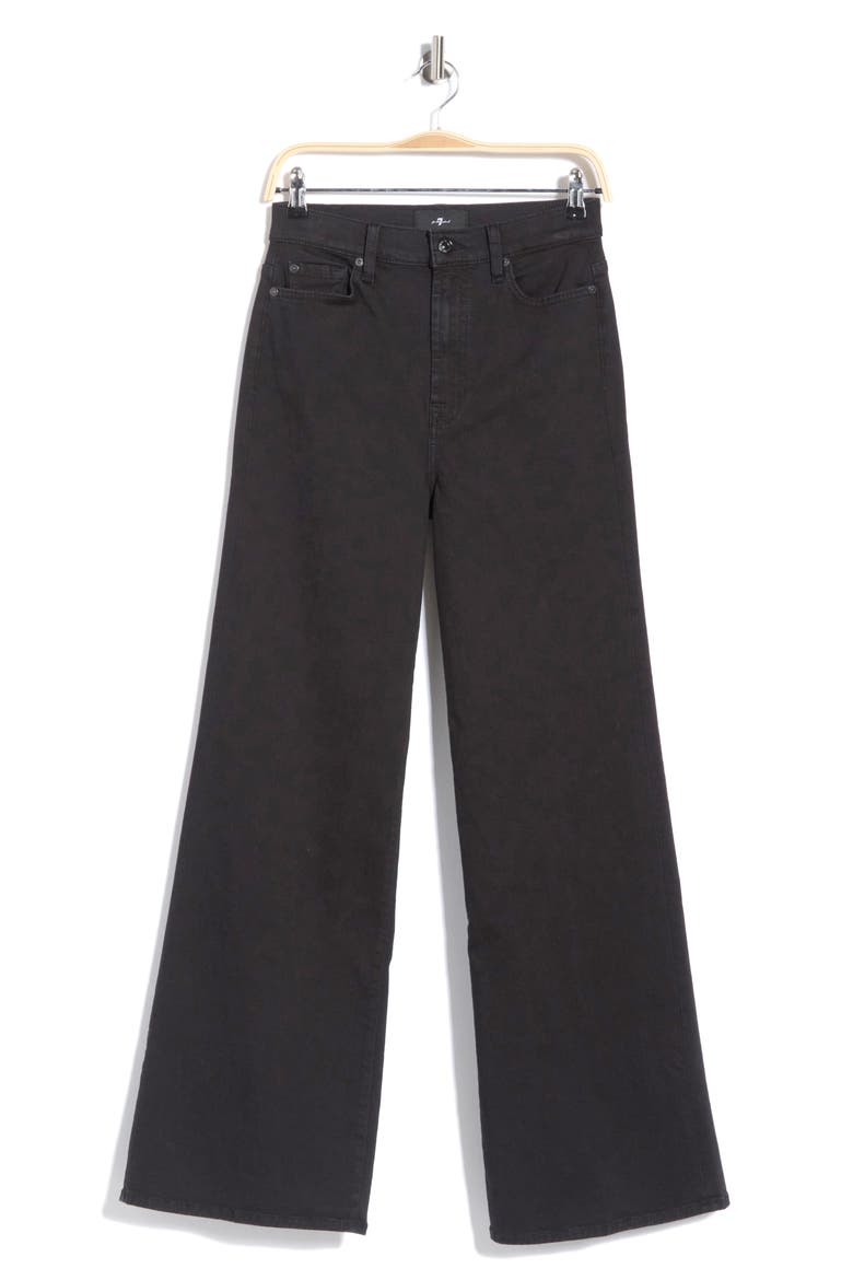 Jo Ultra High Waist Wide Leg Jeans, Main, color, NIGHT BLACK