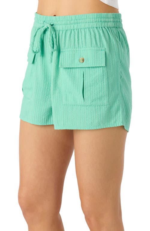 O'neill Darla Front Pocket Shorts In Jade Cream