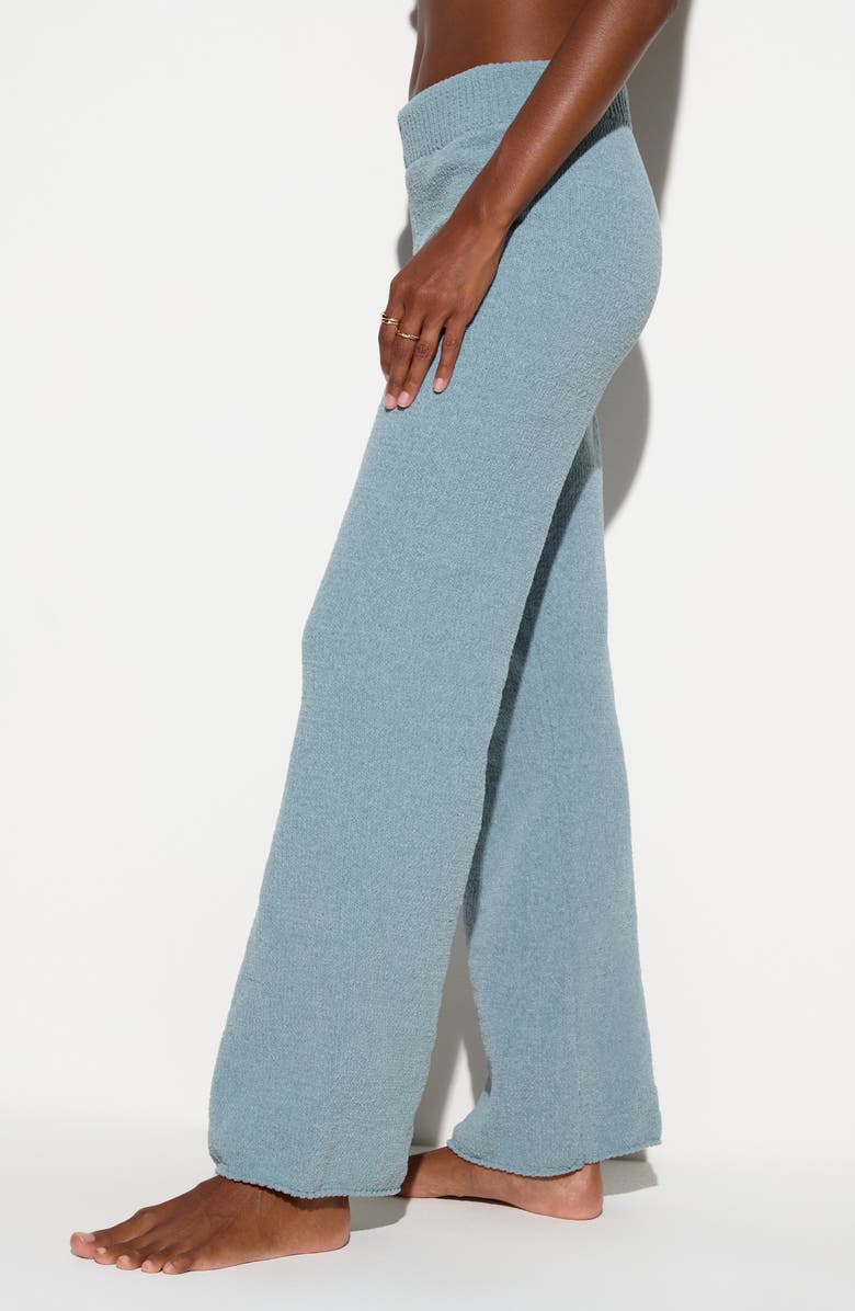 Spiritual Gangster Allegra Chenille Pants, Alternate, color, Ocean Fog