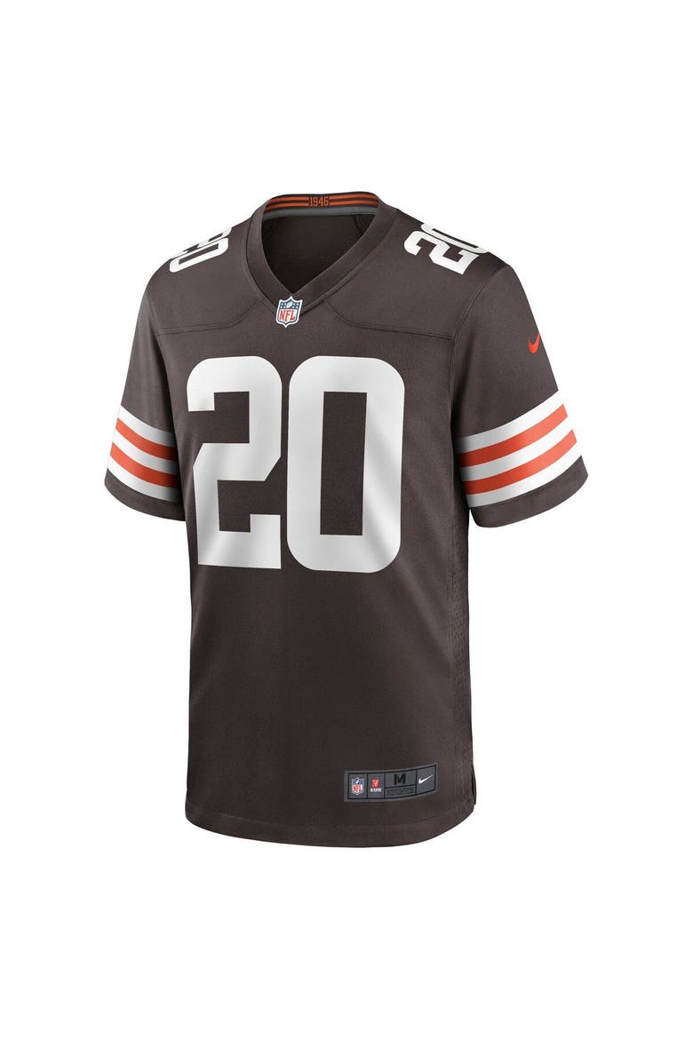 Men's Nike Gregory Newsome II Brown Cleveland Browns 2021 NFL Draft First Round Pick Game Jersey, Alternate, color, Brown