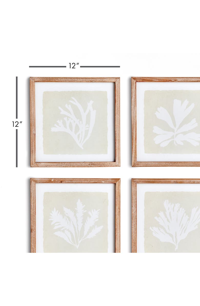 Napa Home & Garden Seaweed Petite Prints, Set Of 4, Alternate, color, Grey