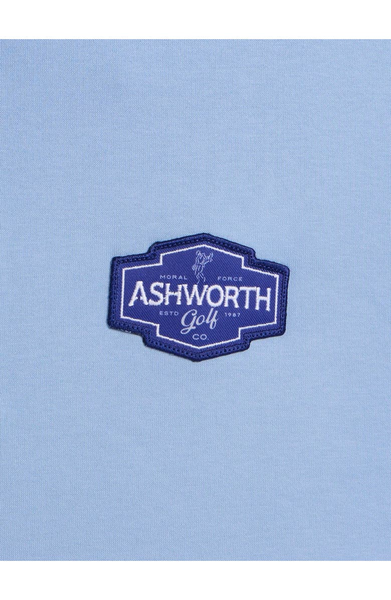 ASHWORTH GOLF AGC Vintage 1/4 Zip, Alternate, color, Chambray