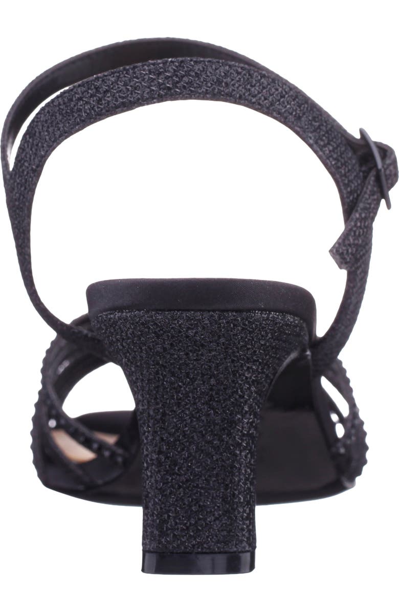 Nina Bryna Ankle Strap Sandal, Alternate, color, Black