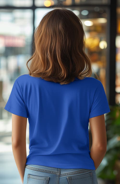 Dalix Womens Pixel Heart Jersey Relaxed Tee