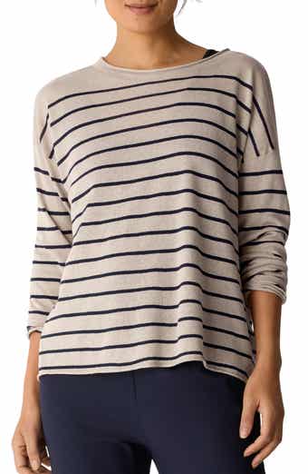 Organic Linen & Organic Cotton Crewneck Sweater