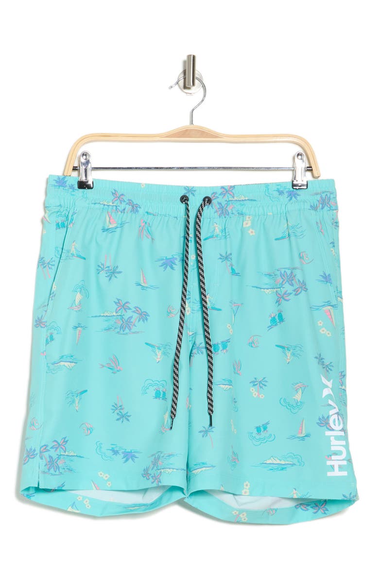 Lafitenia Volley Swim Shorts, Alternate, color, TROPICAL MIST