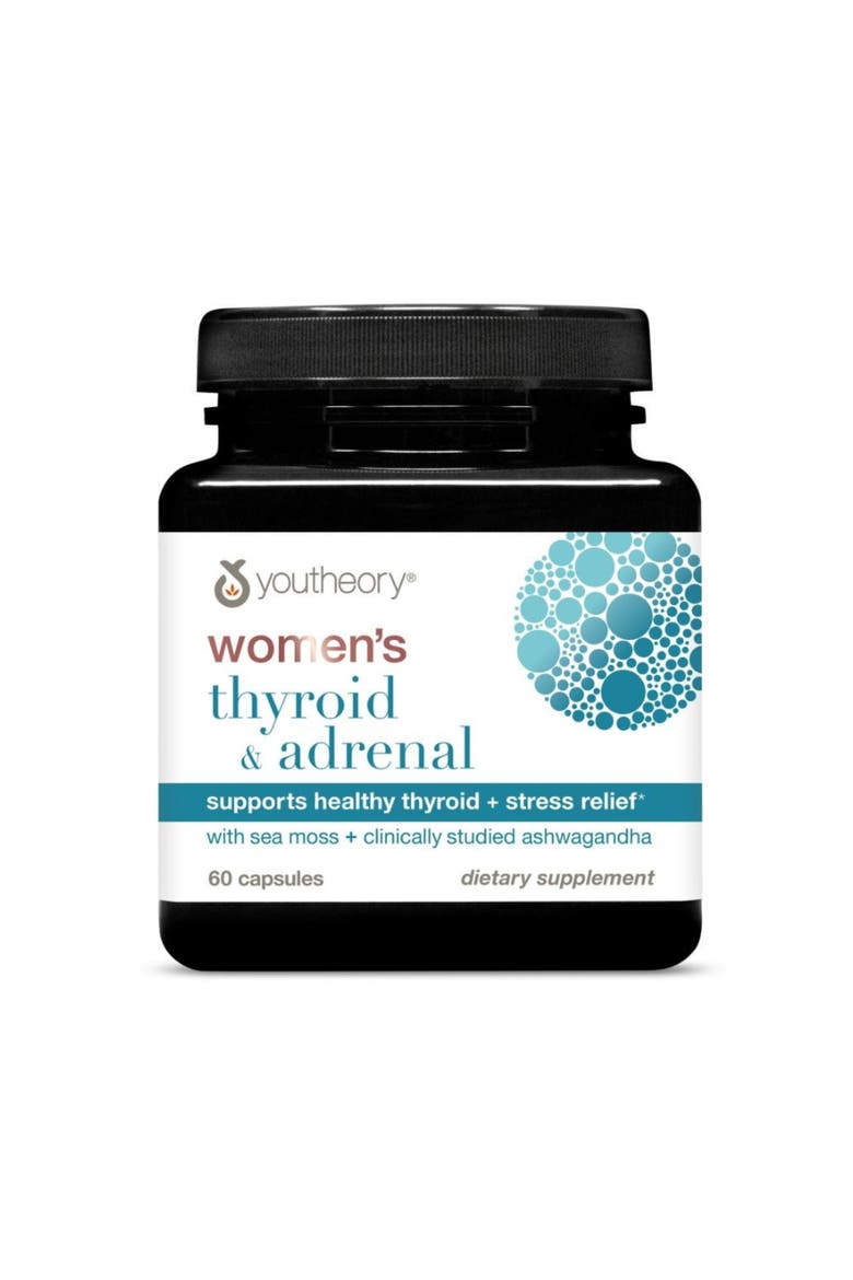 Thyroid Adrenal Support Wellness Capsules 60 capsules, Main, color, None