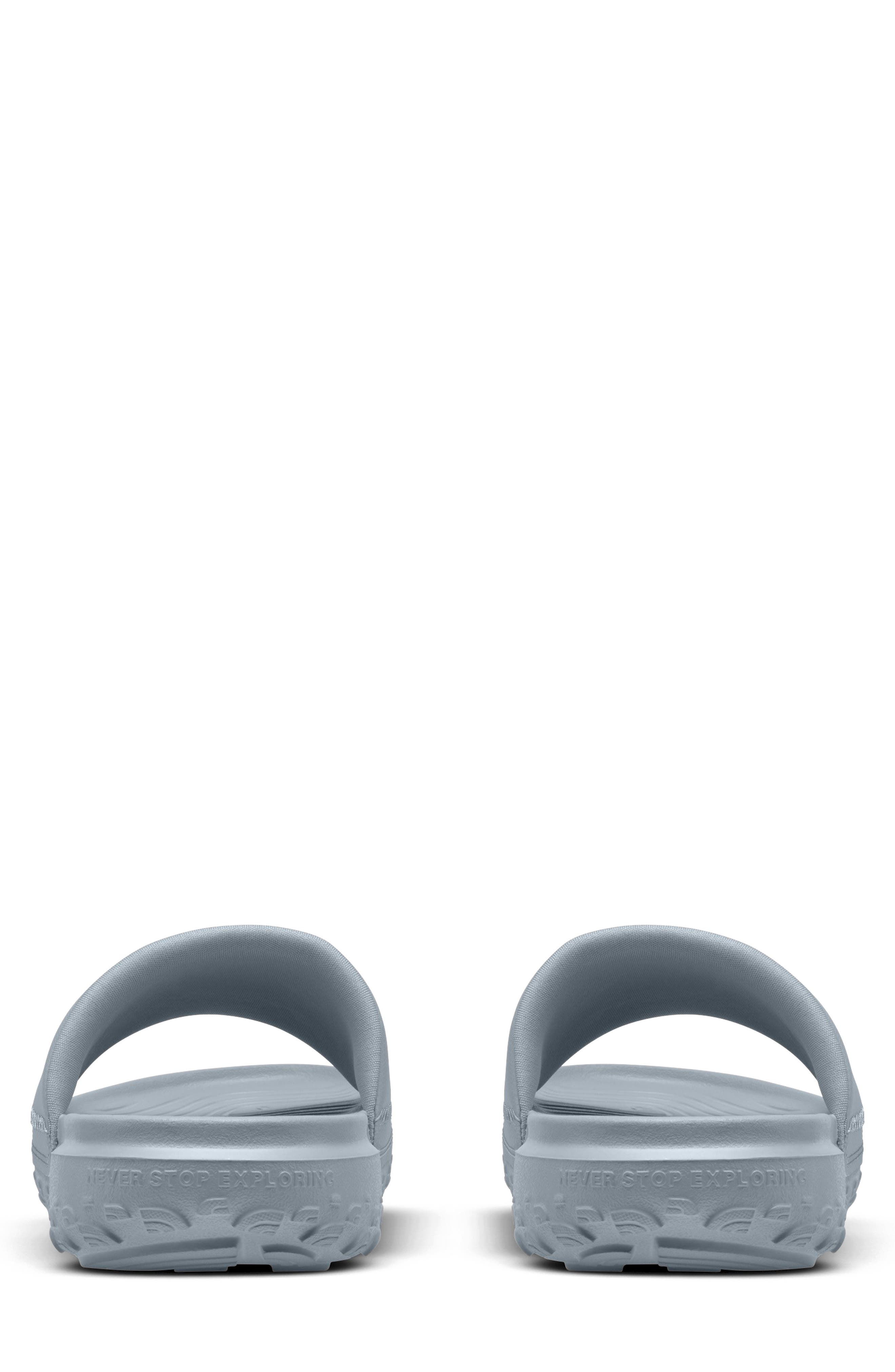 The North Face Never Stop Cush Slide Sandal, Alternate, color, Frost Grey/ Frost Grey
