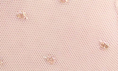 Etam Divine Classique N°7 Rhinestone Mesh Underwire Bra In Pink