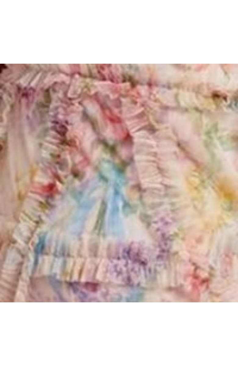 Needle & Thread Floral Diamond Ruffle Gown, Alternate, color, Topaz Pink