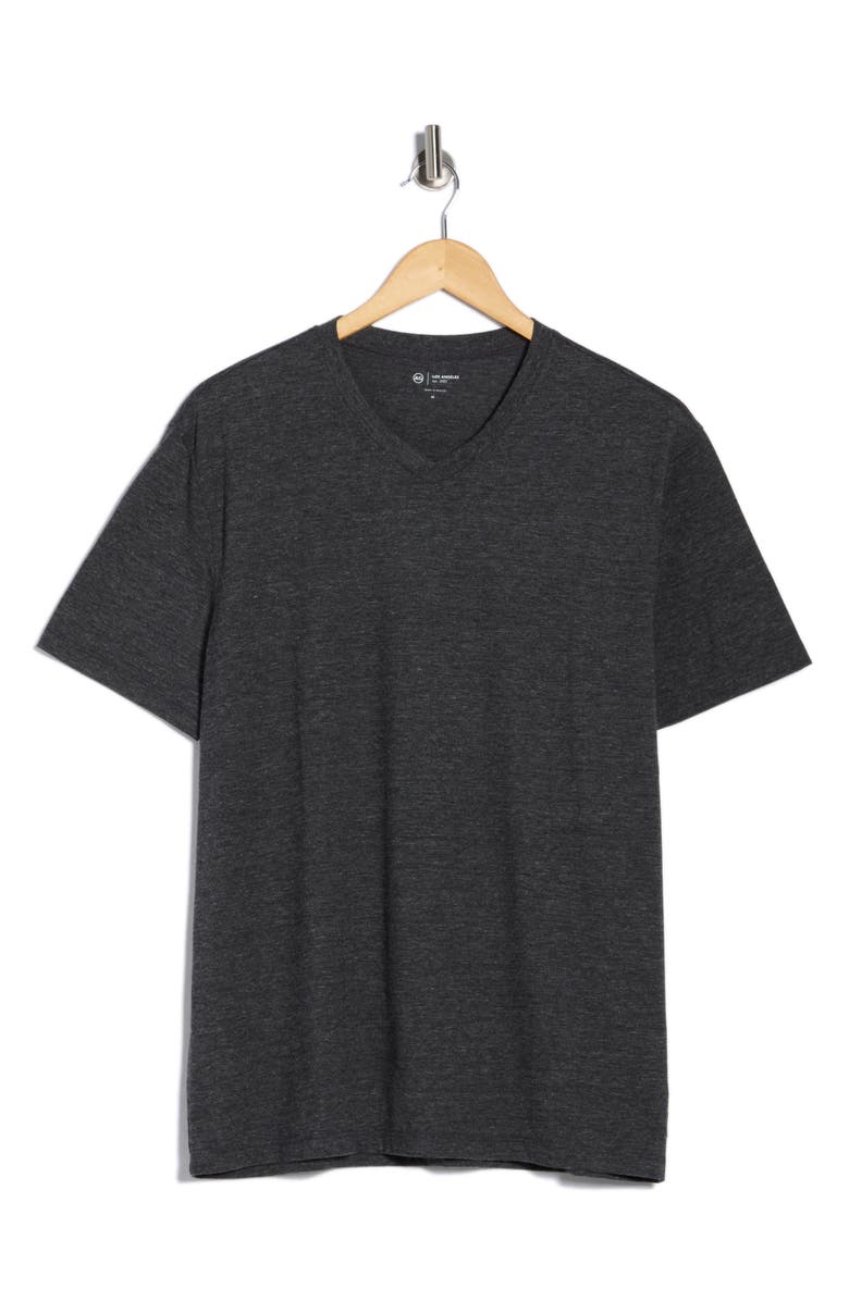 AG Bryce V-Neck T-Shirt, Main, color, Heather Charcoal