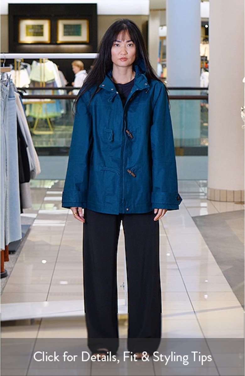 Sea Drift Waterproof Hooded Linen & Cotton Rain Coat, sales video thumbnail